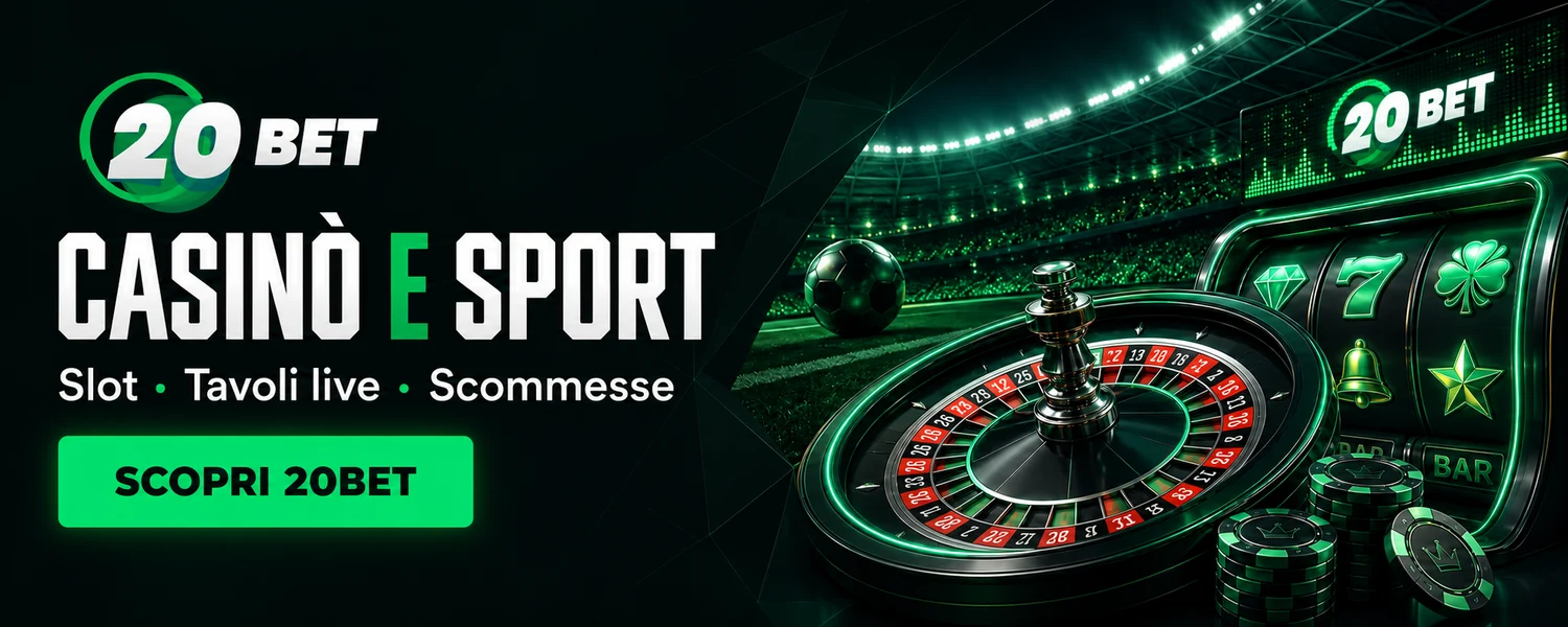 20Bet: giochi e caratteristiche della piattaforma